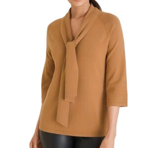 18. NWT WOMENS CHICO’S 4/XXL DETAIL SWEATER